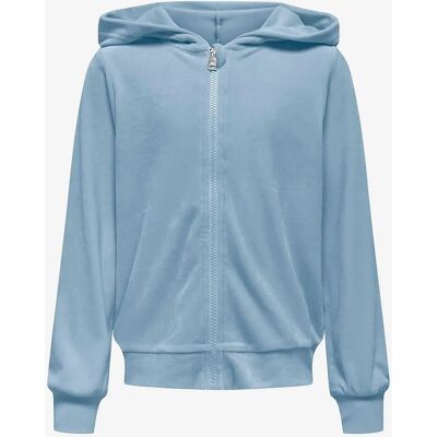 KIDS ONLY - Velour hettegensser KogRebel Blå 122/128 - Hoodie KIDS ONLY - Velour hettegensser KogRebel Blå 122/128 - Hoodie