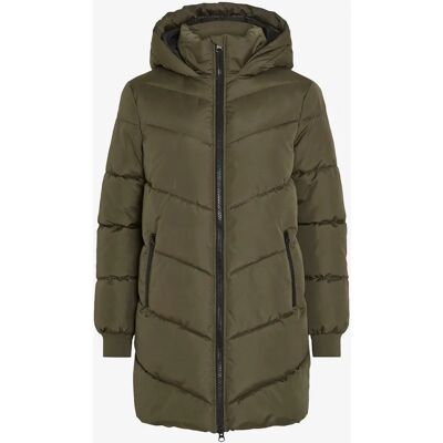 Vila - Model: viMilja L/S Padded Coat - Grøn - Frakke Vila - Model: viMilja L/S Padded Coat - Grøn - Frakke
