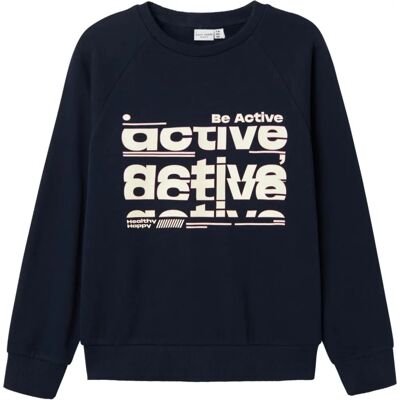 Sweatshirt Madison de Name It - Saphir Foncé Sweatshirt Madison de Name It - Saphir Foncé