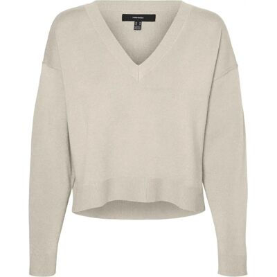 Vero Moda VNeck Pull Blanc - Sweater Vero Moda VNeck Pull Blanc - Sweater