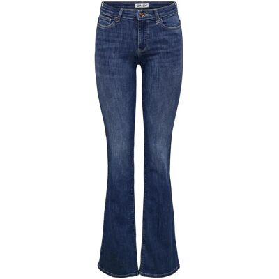 ONLY Mid Flared Jeans - Denim/Jeans - Dunkelblau Denim ONLY Mid Flared Jeans - Denim/Jeans - Dunkelblau Denim