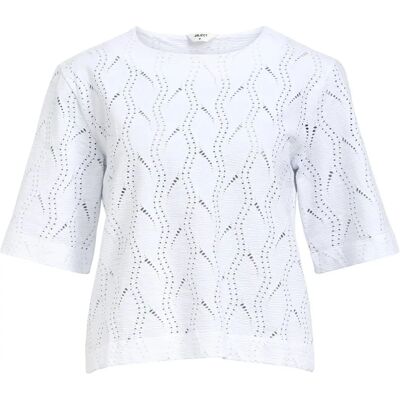 Object Top objAva 2/4 LO O-neck - Weiß - Oberteile Object Top objAva 2/4 LO O-neck - Weiß - Oberteile