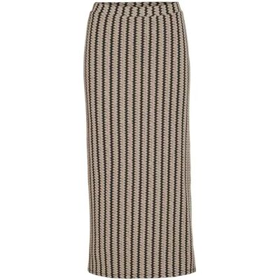 Vila - Nederdel viHella Jaquard Midi Skirt - Nederdel Vila - Nederdel viHella Jaquard Midi Skirt - Nederdel