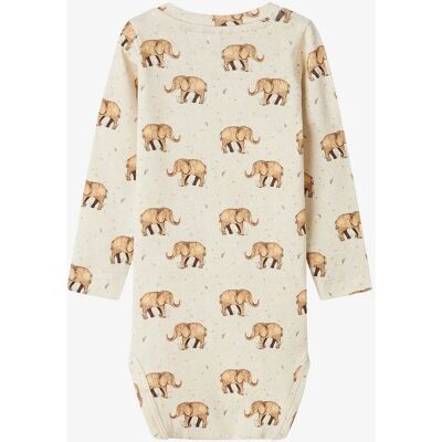 Name it Baby Body - Beige - Coton Bio & Lyocell Name it Baby Body - Beige - Coton Bio & Lyocell