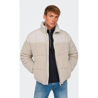 Only & Sons Herren Steppjacke Hochgeschlossener Kragen Kurz - Jacke Only & Sons Herren Steppjacke Hochgeschlossener Kragen Kurz - Jacke