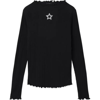 Name it kids - nkfRumala LS Xsl Top - Noir - Top Name it kids - nkfRumala LS Xsl Top - Noir - Top