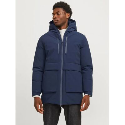 Jack & Jones 12267141 Tmavomodrá Coat - Coat/Jacket Jack & Jones 12267141 Tmavomodrá Coat - Coat/Jacket