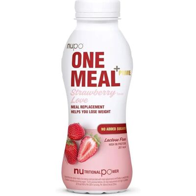 Nupo - Frullato di sostituzione pasto Prime Shake Amore Fragola 330 ml Nupo - Frullato di sostituzione pasto Prime Shake Amore Fragola 330 ml