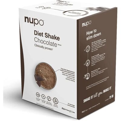 Nupo Diet Shake Chokolade - Lavkalorisk Chokoladeshake - 12 Portioner Nupo Diet Shake Chokolade - Lavkalorisk Chokoladeshake - 12 Portioner