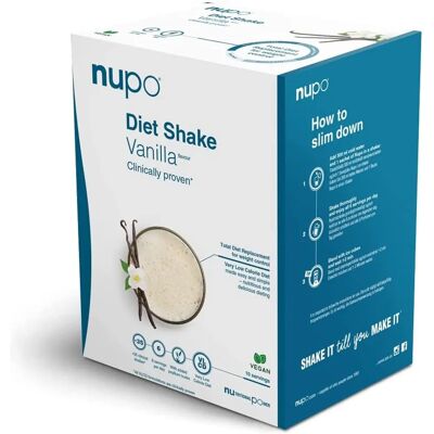 Nupo Vanilj Diet Shake - Vegaaninen Aterian Korvike Nupo Vanilj Diet Shake - Vegaaninen Aterian Korvike