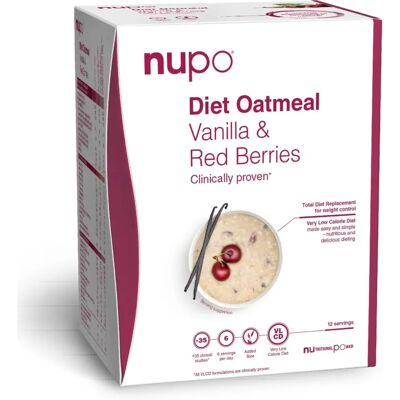 Nupo Diät Haferflocken Vanille Rote Beeren - Diät Haferflocken Nupo Diät Haferflocken Vanille Rote Beeren - Diät Haferflocken