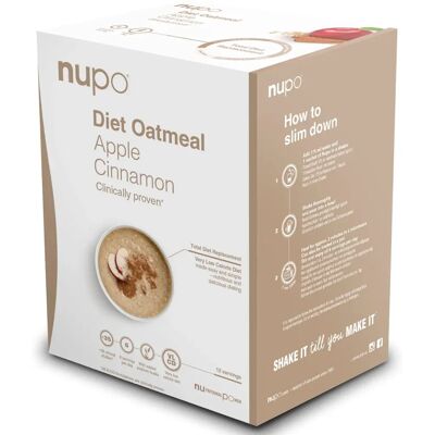 Nupo - Diät Haferbrei Apfel Zimt - Diät Haferbrei Nupo - Diät Haferbrei Apfel Zimt - Diät Haferbrei