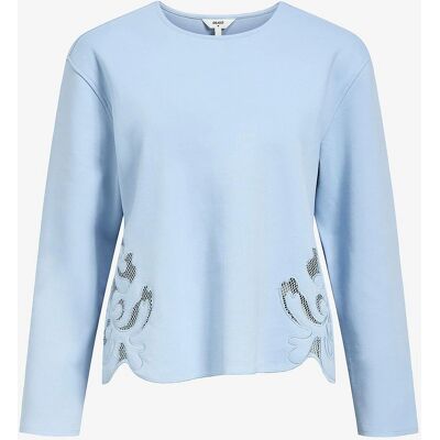 Object - Collegegenser objPaola RE L/S Sweat Top 137 - Blå - Sweatshirt Object - Collegegenser objPaola RE L/S Sweat Top 137 - Blå - Sweatshirt