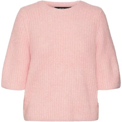 Vero Moda - Top vmAwsome 2/4 O-neck Pullover - Rosa 42/44 Donna Vero Moda - Top vmAwsome 2/4 O-neck Pullover - Rosa 42/44 Donna
