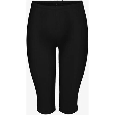 Only - Aop Capri Box Leggings - Svart - Kvinner Only - Aop Capri Box Leggings - Svart - Kvinner