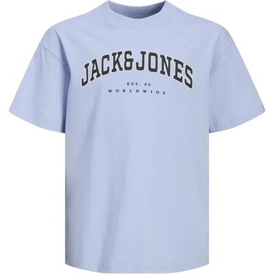 Jack & Jones Junior Caleb Varsity Tee SS O-neck - Blå T-shirt Jack & Jones Junior Caleb Varsity Tee SS O-neck - Blå T-shirt
