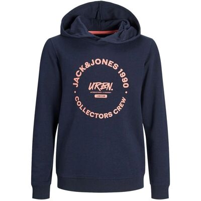 Jack & Jones Junior - Huppari jjSimon Sweat Hood Jnr - Blau - Hoodie Jack & Jones Junior - Huppari jjSimon Sweat Hood Jnr - Blau - Hoodie