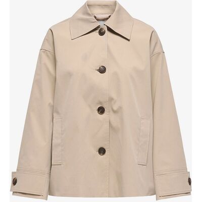 Only Gilet Court Orchid - Brun - Veste - Publicité Only Gilet Court Orchid - Brun - Veste - Publicité