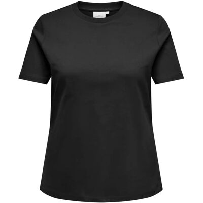 Carmakoma - Baumwoll-Boat-Neck T-Shirt - Schwarz - Plusgrößen Carmakoma - Baumwoll-Boat-Neck T-Shirt - Schwarz - Plusgrößen