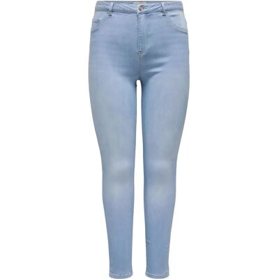 Carmakoma - Jeans carThunder Reg Push UP SK Dnm Bj098 - Blå W42/L30 - Jeans Carmakoma - Jeans carThunder Reg Push UP SK Dnm Bj098 - Blå W42/L30 - Jeans
