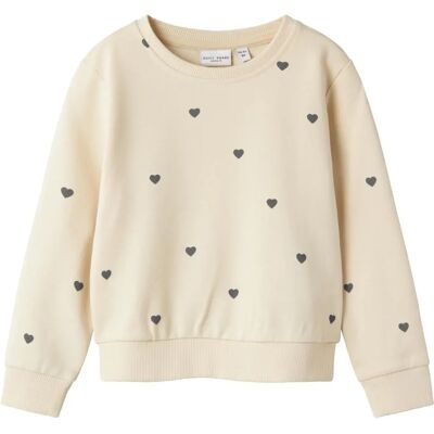 Name it mini - Nmfvalba LS Sweat Unb Noos - Beige - Sweatshirt Name it mini - Nmfvalba LS Sweat Unb Noos - Beige - Sweatshirt