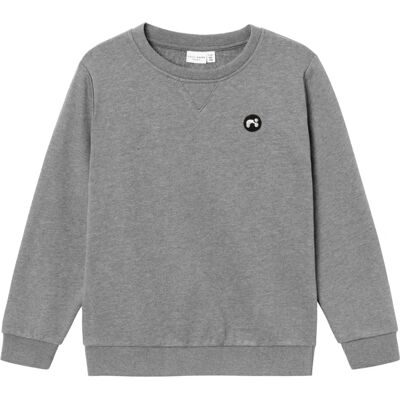Name It Nkmvimo Ls Sweat Bru Noos - Gris - 134/140 - Pull Name It Nkmvimo Ls Sweat Bru Noos - Gris - 134/140 - Pull