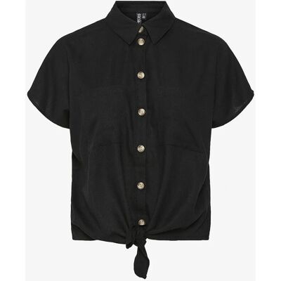 Camicia corta e larga pcPia - Nera - Camicia Camicia corta e larga pcPia - Nera - Camicia