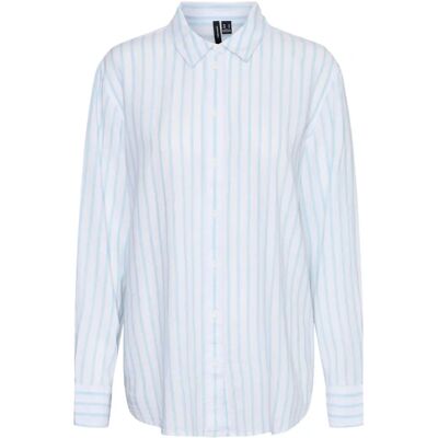 VERO MODA Weiße lockere Passform Hemd - Casual Oberteil VERO MODA Weiße lockere Passform Hemd - Casual Oberteil