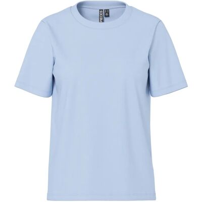 pcRia SS Solid Tee - Bleu - Manches courtes - T-shirt pcRia SS Solid Tee - Bleu - Manches courtes - T-shirt