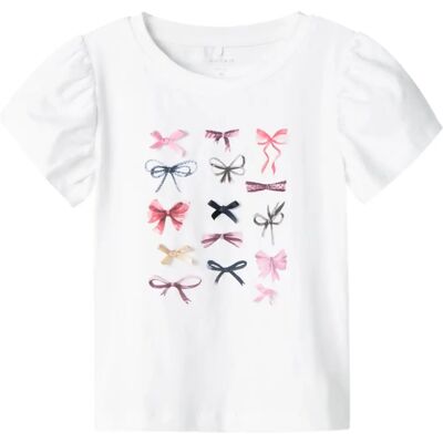Name It Nmffilly Ss Top Blanc 98 - T-shirt Name It Nmffilly Ss Top Blanc 98 - T-shirt