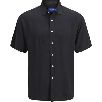 Jack & Jones Jorjoshua Viskose Hemd SS Schwarz - Hemd Jack & Jones Jorjoshua Viskose Hemd SS Schwarz - Hemd