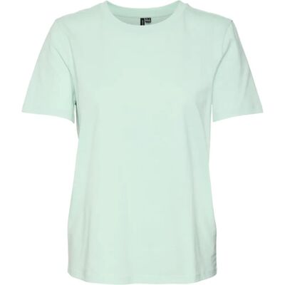 Vero Moda Groen 42/44 - T-shirt - Katoen, Boothalsontwerp Vero Moda Groen 42/44 - T-shirt - Katoen, Boothalsontwerp