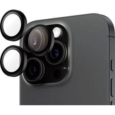 PanzerGlass iPhone 16 Pro/Pro Max Lens Protector - Black PanzerGlass iPhone 16 Pro/Pro Max Lens Protector - Black