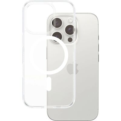 Coque de téléphone PanzerGlass PG HardC Blanc MagS iPhone 16Pro 6,3 pouces - Publicité Coque de téléphone PanzerGlass PG HardC Blanc MagS iPhone 16Pro 6,3 pouces - Publicité