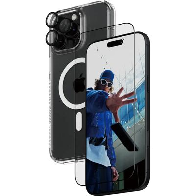 Πακέτο 3-σε-1 PanzerGlass για iPhone 16 Pro Max Πακέτο 3-σε-1 PanzerGlass για iPhone 16 Pro Max