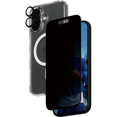 PanzerGlass iPhone 16 3-i-1 Personvernpakke - Beskyttelse PanzerGlass iPhone 16 3-i-1 Personvernpakke - Beskyttelse