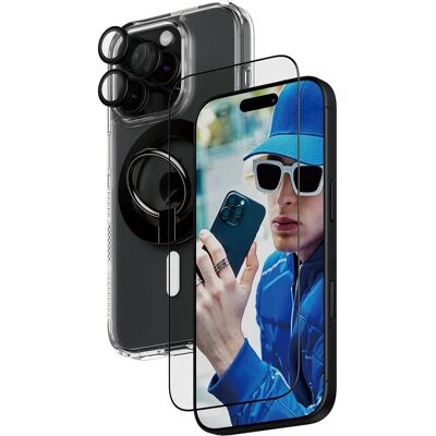 PanzerGlass iPhone 16 Pro 4-in-1 Bundle - Suojaus PanzerGlass iPhone 16 Pro 4-in-1 Bundle - Suojaus