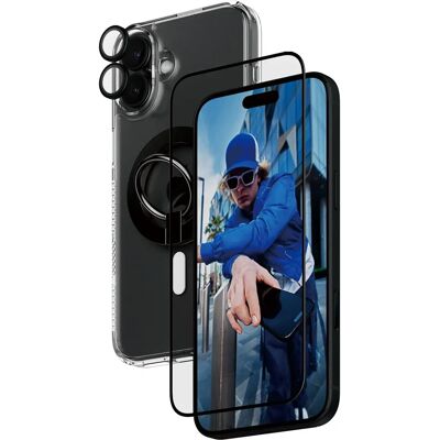 PanzerGlass iPhone 16 Plus 4-in-1 Bundel - Älypuhelimen Suojaus PanzerGlass iPhone 16 Plus 4-in-1 Bundel - Älypuhelimen Suojaus