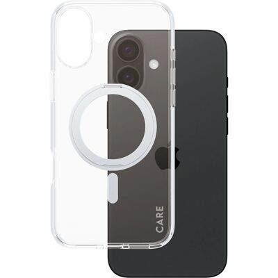 PanzerGlass Care iPhone 16 Plus Hopea - Pudotus & MagSafe PanzerGlass Care iPhone 16 Plus Hopea - Pudotus & MagSafe