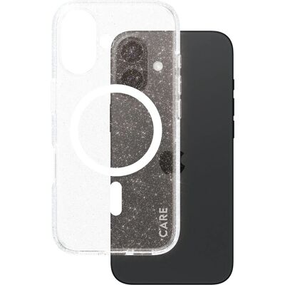 PanzerGlass Weiße MagSafe iPhone 16 Hülle - Transparentes Schutzcover PanzerGlass Weiße MagSafe iPhone 16 Hülle - Transparentes Schutzcover