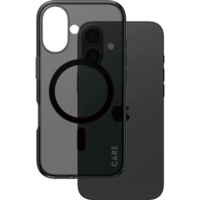 Care by PanzerGlass Smokey iPhone 16 suojakuori - Vaikuttava & MagSafe Care by PanzerGlass Smokey iPhone 16 suojakuori - Vaikuttava & MagSafe