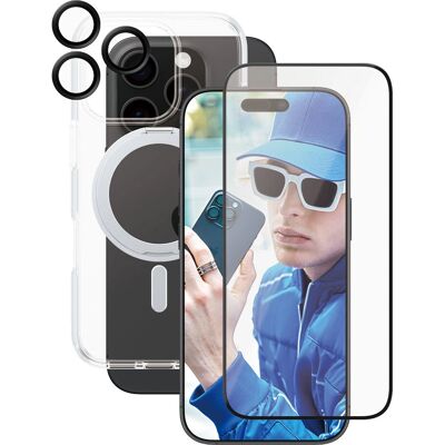 3-in-1 keramiallinen suojauspaketti iPhone 16 Prolle 3-in-1 keramiallinen suojauspaketti iPhone 16 Prolle