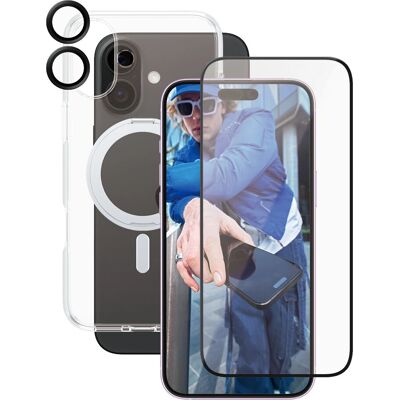 3-in-1 keramiikkasuojauspaketti iPhone 16 Plus 3-in-1 keramiikkasuojauspaketti iPhone 16 Plus