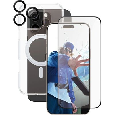 3-in-1 keramiikkasuoja iPhone 16 Pro Max - Lisävarusteet 3-in-1 keramiikkasuoja iPhone 16 Pro Max - Lisävarusteet