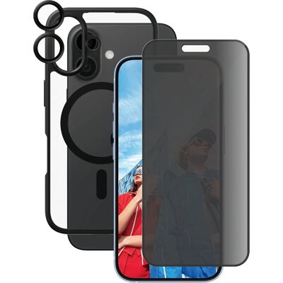 PanzerGlass iPhone 16 3-in-1 Datenschutzschutz-Set PanzerGlass iPhone 16 3-in-1 Datenschutzschutz-Set