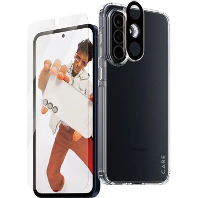 Care by PanzerGlass Samsung Galaxy A56 3-i-1 Bundle - Skærm & Kamera Beskyttelse Care by PanzerGlass Samsung Galaxy A56 3-i-1 Bundle - Skærm & Kamera Beskyttelse