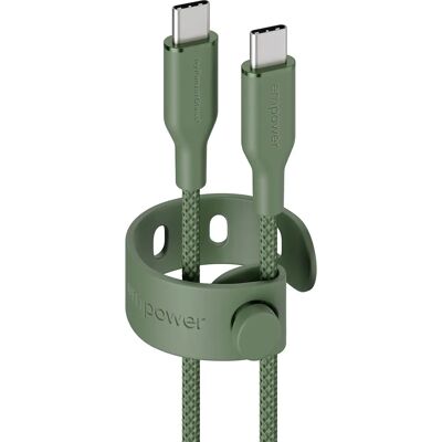 empower by PanzerGlass Racing 60W USB-C zu USB-C Kabel - Sage empower by PanzerGlass Racing 60W USB-C zu USB-C Kabel - Sage