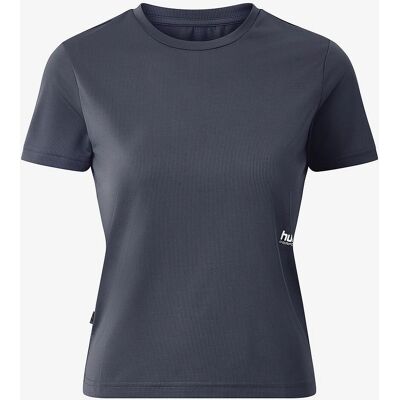 hummel Damen Sportshirt - Grau - Kurzarm-Sport-T-Shirt hummel Damen Sportshirt - Grau - Kurzarm-Sport-T-Shirt
