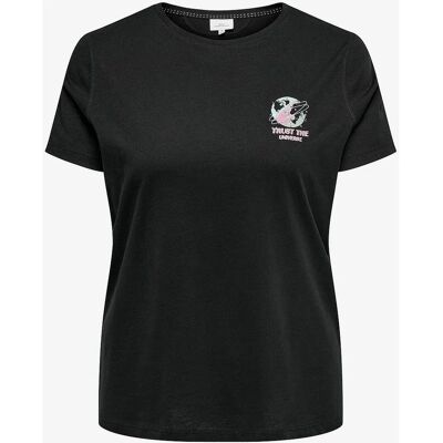Carmakoma Carbrinna Life SS Sort - T-shirt Carmakoma Carbrinna Life SS Sort - T-shirt