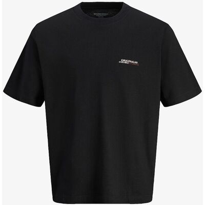 Jack & Jones Junior Jorislington Type Tee SS Crew - Svart - T-skjorte Jack & Jones Junior Jorislington Type Tee SS Crew - Svart - T-skjorte